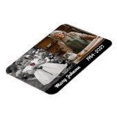 Aangepaste gezinsherdenkingsherinneringsfoto magneet (Linkerzijde)