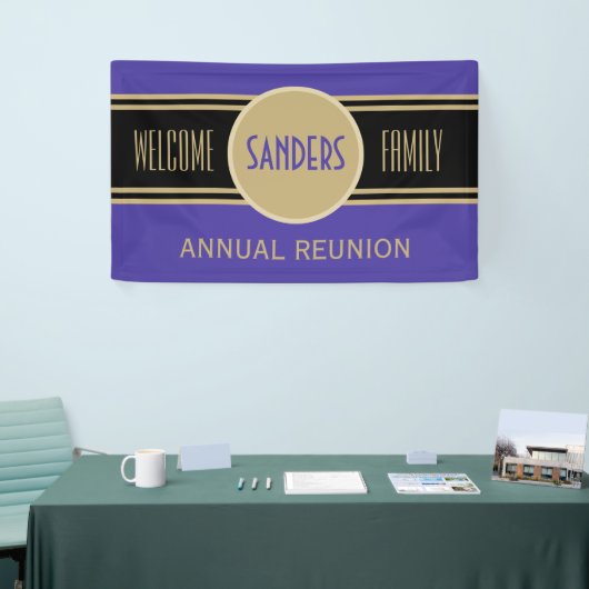 Aangepaste gezinshereniger welkomstbanner spandoek (Beurs)