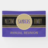 Aangepaste gezinshereniger welkomstbanner spandoek (Horizontaal)