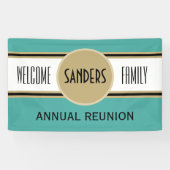 Aangepaste gezinshereniger welkomstbanner spandoek (Horizontaal)