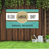 Aangepaste gezinshereniger welkomstbanner spandoek