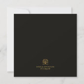 Aangepaste gezinshereniging Bewaar de datum Famili Save The Date (Achterkant)