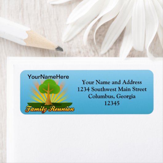 Aangepaste gezinshereniging, groene structuur met  etiket (Insitu)