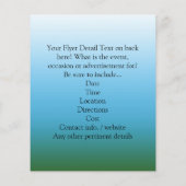 Aangepaste gezinshereniging, groene structuur met  flyer (Achterkant)