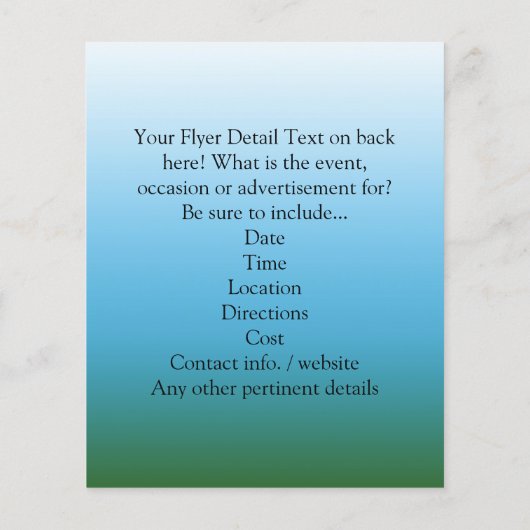 Aangepaste gezinshereniging, groene structuur met flyer (Achterkant)