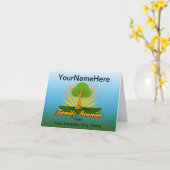 Aangepaste gezinshereniging, groene structuur met kaart (Gele Bloem)