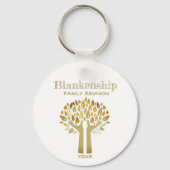 Aangepaste gezinshereniging Hands Up Tree Leaf Sleutelhanger (Voorkant)