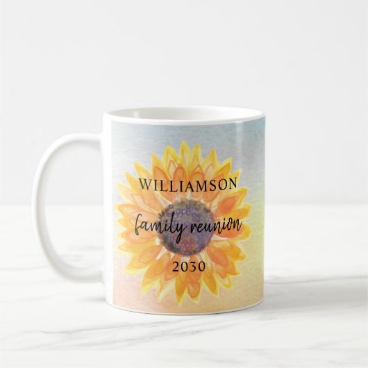 Aangepaste gezinshereniging koffiemok (Links)