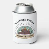 Aangepaste gezinshereniging Road Trip Mountain Blikjeskoeler (Blikje Achterkant)