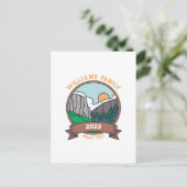 Aangepaste gezinshereniging Road Trip Mountain Briefkaart (Staand voorkant)