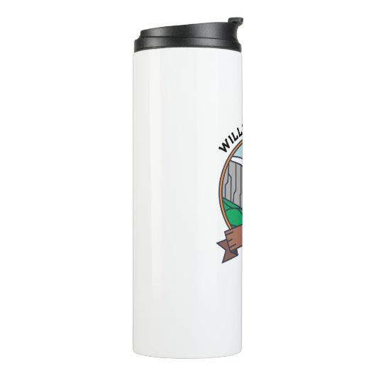 Aangepaste gezinshereniging Road Trip Mountain Thermosbeker (Gedraaid links)