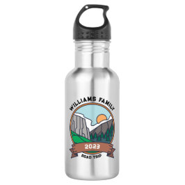 Aangepaste gezinshereniging Road Trip Mountain Waterfles