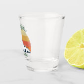 Aangepaste gezinshereniging schitterende Natuur Shot Glas (Rechts)