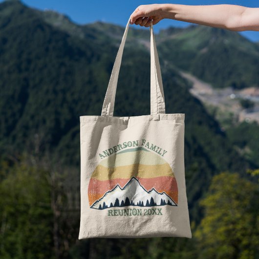 Aangepaste gezinshereniging schitterende  zonsonde tote bag