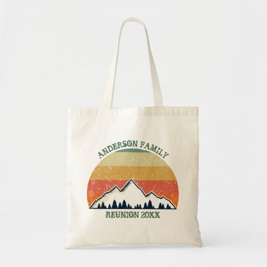 Aangepaste gezinshereniging schitterende  zonsonde tote bag (Voorkant)
