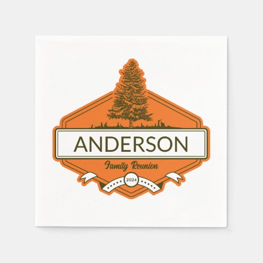 Aangepaste gezinshereniging servet (Voorkant)