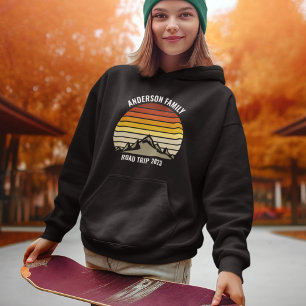 Aangepaste gezinshereniging - Sunset Mountain Road Hoodie