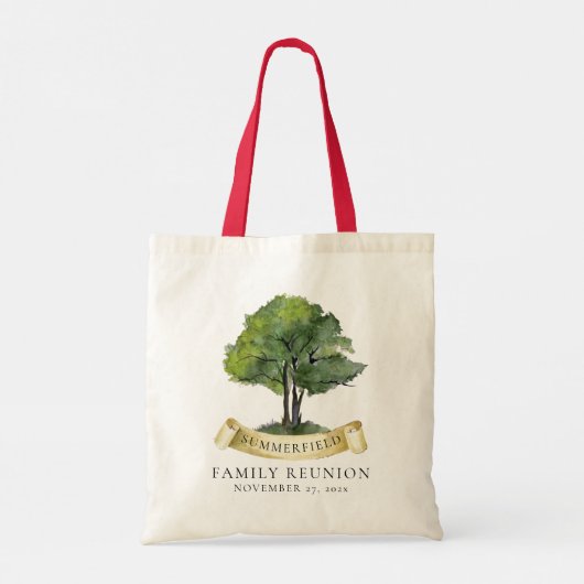 Aangepaste gezinshereniging tote bag (Achterkant)