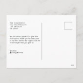 Aangepaste gezinskerstfoto feestdagenkaart (Achterkant)