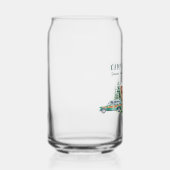 Aangepaste gezinsreis-camping blikvorm glas (Voorkant)
