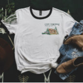 Aangepaste gezinsreis kampeeruitje t-shirt