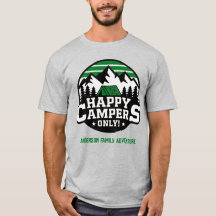 Aangepaste gezinsreünie Happy Campers Berg