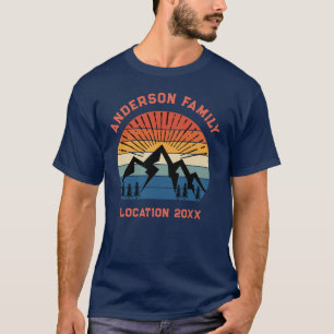 Aangepaste gezinsreünie roadtrip t-shirt