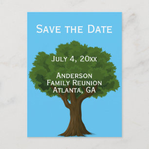 Aangepaste gezinsreünie Save the Date Aankondigingskaart