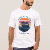 Aangepaste gezinsroadtrip t-shirt (Voorkant)