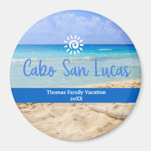 Aangepaste gezinsvakantie Cabo San Lucas Kerstmis Magneet