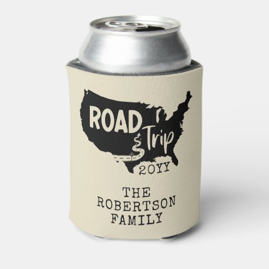 Aangepaste gezinsvakantie | Gezinsreis VS Kaart Blikjeskoeler (Blikje Achterkant)