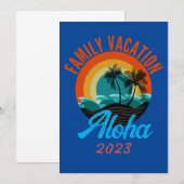 AANGEPASTE GEZINSVAKANTIE-MODUS KAART (Voorkant / Achterkant)