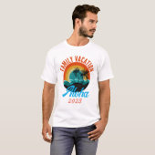 AANGEPASTE GEZINSVAKANTIEMODUS  T-SHIRT (Voorkant volledig)