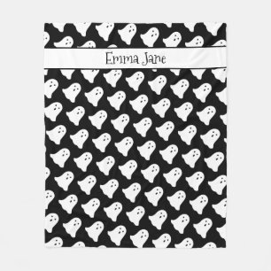 Aangepaste Ghost Halloween Fleece Blanket