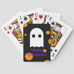 Aangepaste Ghost Halloween-spelkaarten voor kinder Speelkaarten