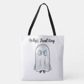 Aangepaste Ghost Treat Canvas tas (Voorkant)