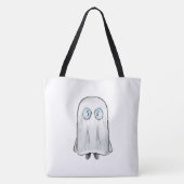 Aangepaste Ghost Treat Canvas tas (Achterkant)
