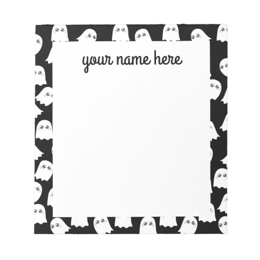 Aangepaste Ghosts-laptop Notitieblok (Voorkant)