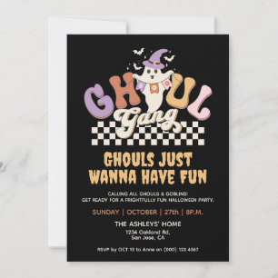 Aangepaste Ghoul Gang Halloween-feest Bach-feest G Kaart