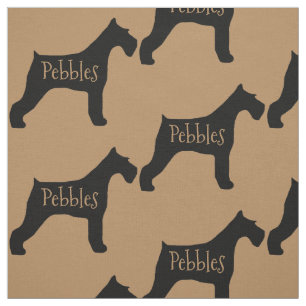 Aangepaste Giant Schnauzer Dog Fabric Stof