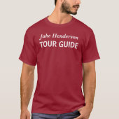 Aangepaste gids t-shirt (Voorkant)