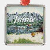 Aangepaste gids voor toekomstig Beer Metalen Ornament (Voorkant)