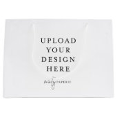 Aangepaste Gift Bag, 12,5 x 9 inch Groot Cadeauzakje (Voorkant)