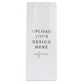 Aangepaste Gift Bag, 4,75 x 13 inch Wijn Cadeautas (Voorkant)