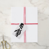 Aangepaste Gift Labels SKELET Cadeaulabel (Met Touw)