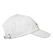 Aangepaste Gift Swinging Golfer op Classic Geborduurde Pet (Rechts)