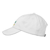 Aangepaste Gift Swinging Golfer op Classic Geborduurde Pet (Links)