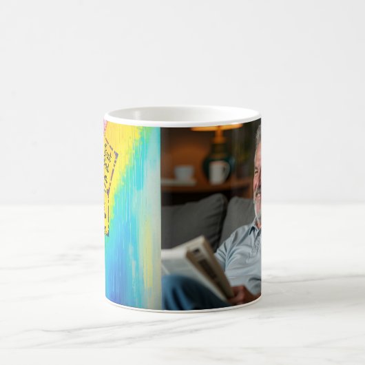 Aangepaste Gift voor Fathers Day Coffee Mok (Center)