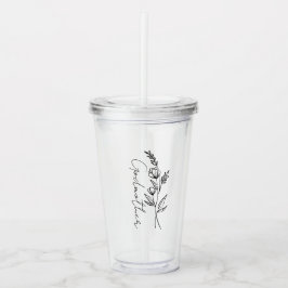 Aangepaste Gift voor Godmother, Godparent, Antie . Acryl Drinkbeker