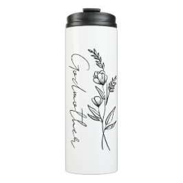 Aangepaste Gift voor Godmother, Godparent, Antie . Thermosbeker